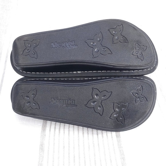 Alegria Paloma Mary Jane Flats Womens EU 38 US 7.5-8 Blue Leather Comfort Ergo - Picture 11 of 12